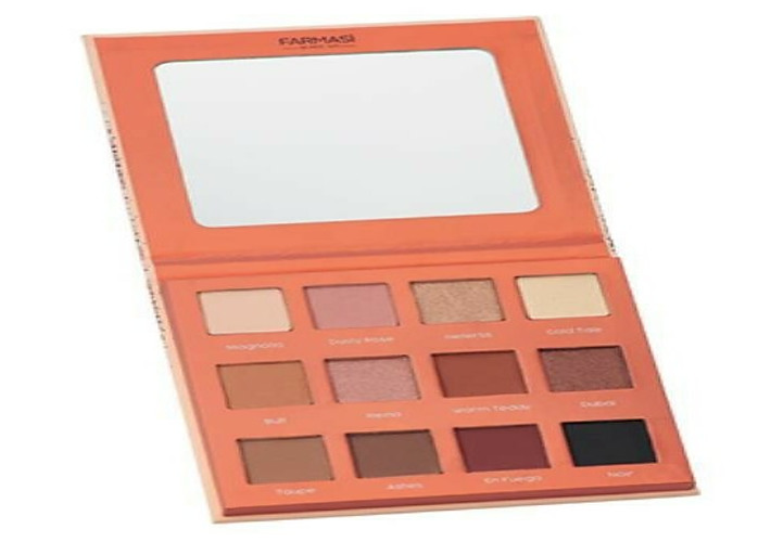 Farmasi Glam Up Eyeshadow Palette 12 Shades Review